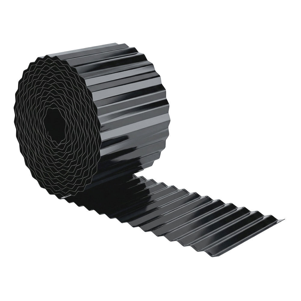 Outsunny cerca de jardim metálica, 650x20 cm, cerca de jardim exterior em aço galvanizado ondulado resistente, fácil de instalar, para horta, pátio,