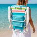 Aktive Cadeira de praia baixa multiposições com geleira e bolsos Aktive Cadeira de praia baixa multiposições com geleira e bolsos Multicor