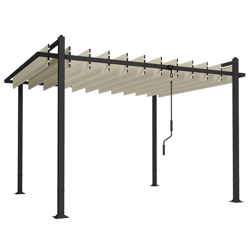 Pérgola Alumínio, Poliéster Outsunny