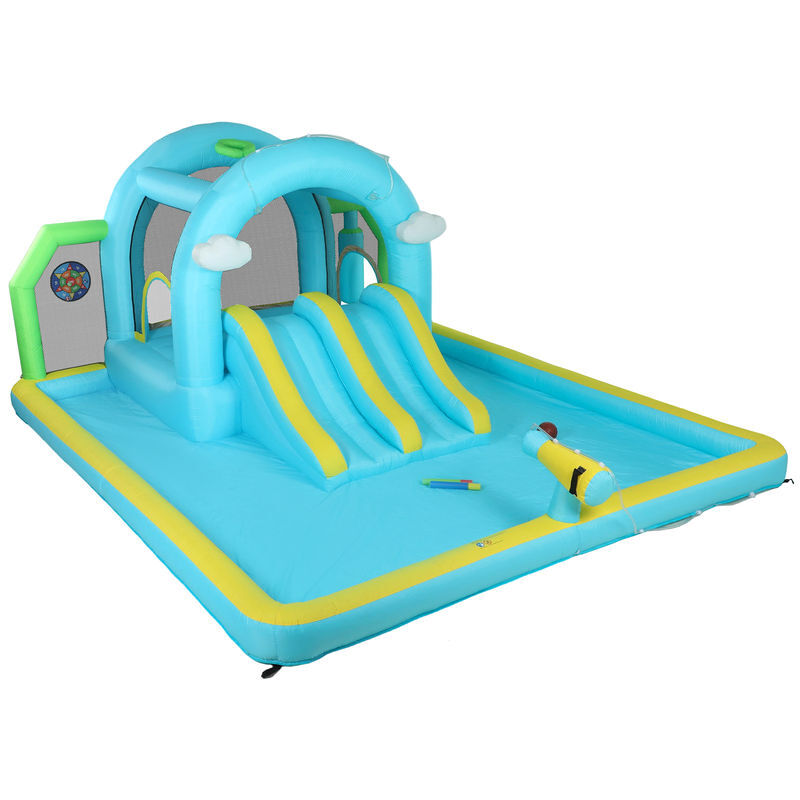 Castelo Insuflável Tecido Oxford e Poliéster AIYAPLAY