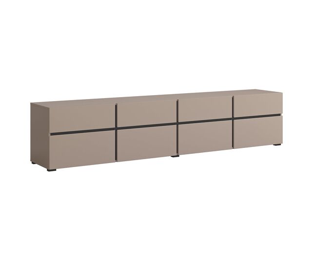 Suporte para tv 4 portas 225 cm lilia bege