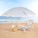 Aktive Guarda-sol de praia, 8 varetas, inclinável, proteção UV50 200x200 Aktive Guarda-sol de praia, 8 varetas, inclinável, proteção UV50 200x200 Bege