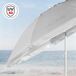 Aktive Guarda-sol de praia, 8 varetas, inclinável, proteção UV50 200x200 Aktive Guarda-sol de praia, 8 varetas, inclinável, proteção UV50 200x200 Bege