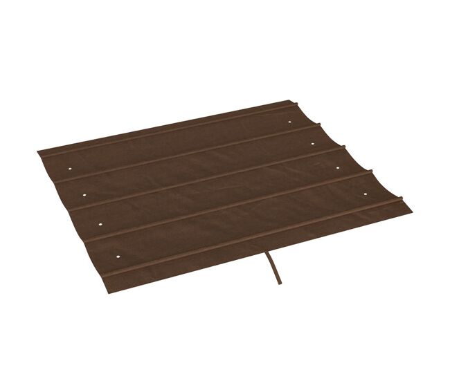 Outsunny telhado de pérgola 3x2,5 m telhado de reposição retrátil para estrutura de pérgola de 3x2 m, uv30+ tecido apenas para pérgola com 8 orifícios