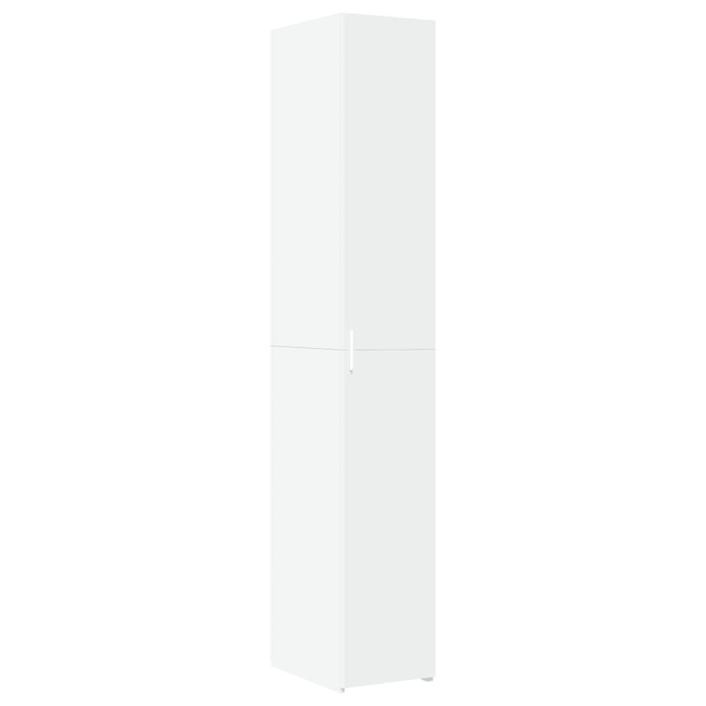 Armário alto - bufete - móvei de apoio 30x42,5x185 cm derivados de madeira branco pt3141