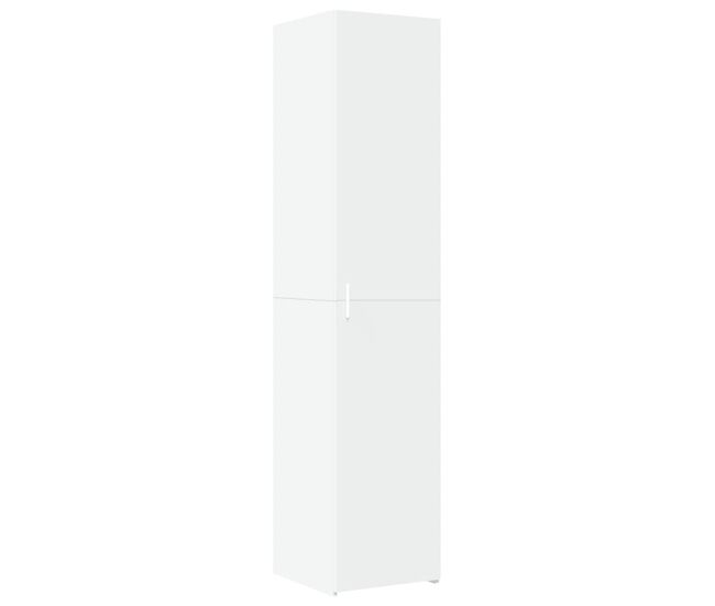 Armário alto - bufete - móvei de apoio 40x42,5x185 cm derivados de madeira branco pt3149