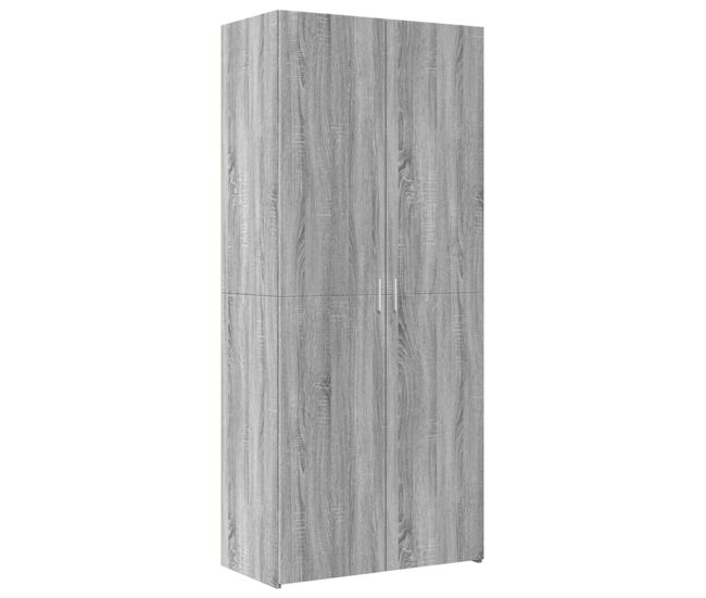 Armário alto - bufete - móvei de apoio 80x42,5x185 cm deriv. de madeira sonoma cinza pt3471