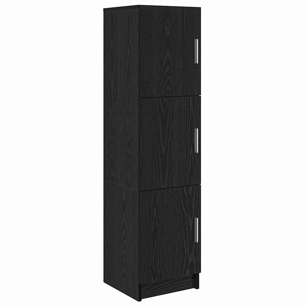 Aparador - bufete - móvel de apoio carvalho preto 31.5 x 32 x 122.5 cm pt1578
