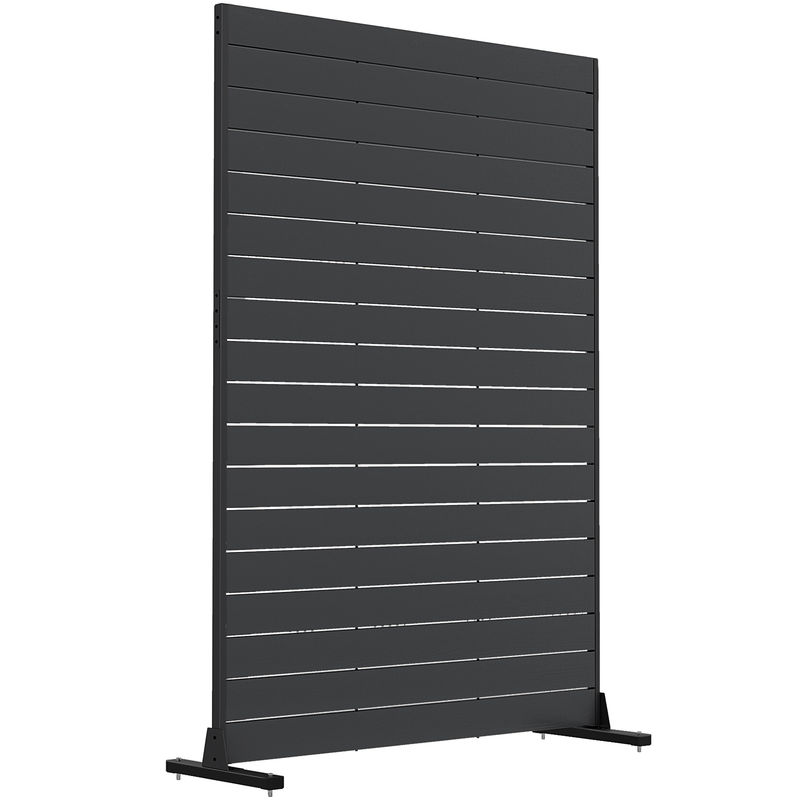 Biombo para Exterior HDPE, Metal Outsunny