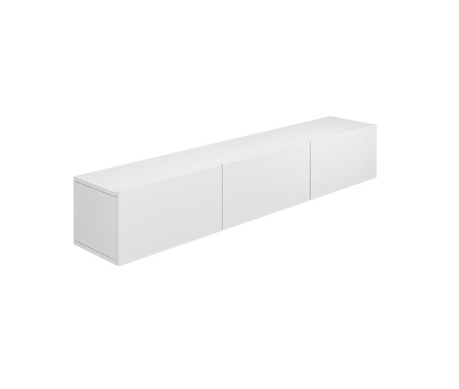Móvel tv mural 3 portas 160 cm idao blanc
