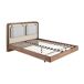 ANGEL CERDA Cama estofada com estrado multilâminas incluído ANGEL CERDA Cama estofada com estrado multilâminas incluído Bege