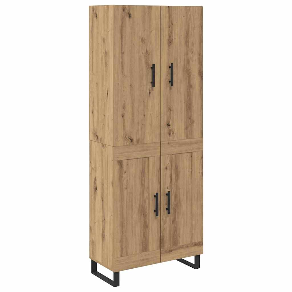 Aparador - bufete - móvel de apoio 2 pcs carvalho artesanal 69,5 x 34 x 180 cm pt200