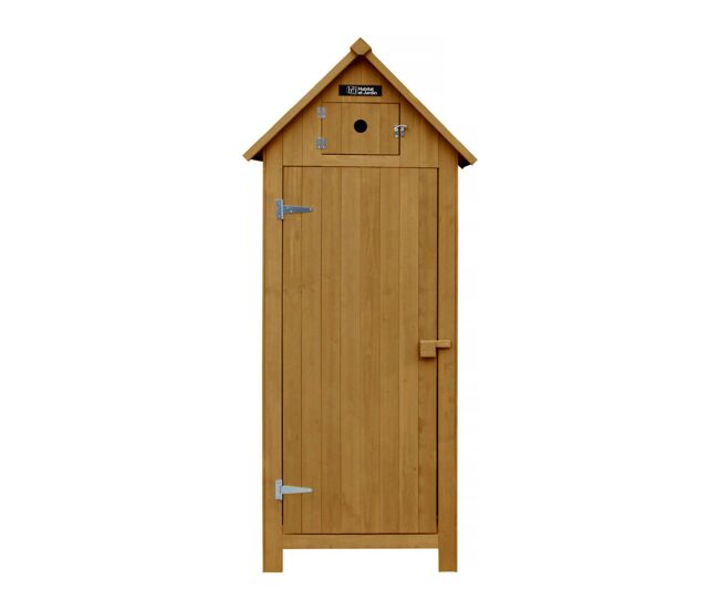 Armário para jardim "cabanon" -77 x 54.5 x 179 cm - marrom