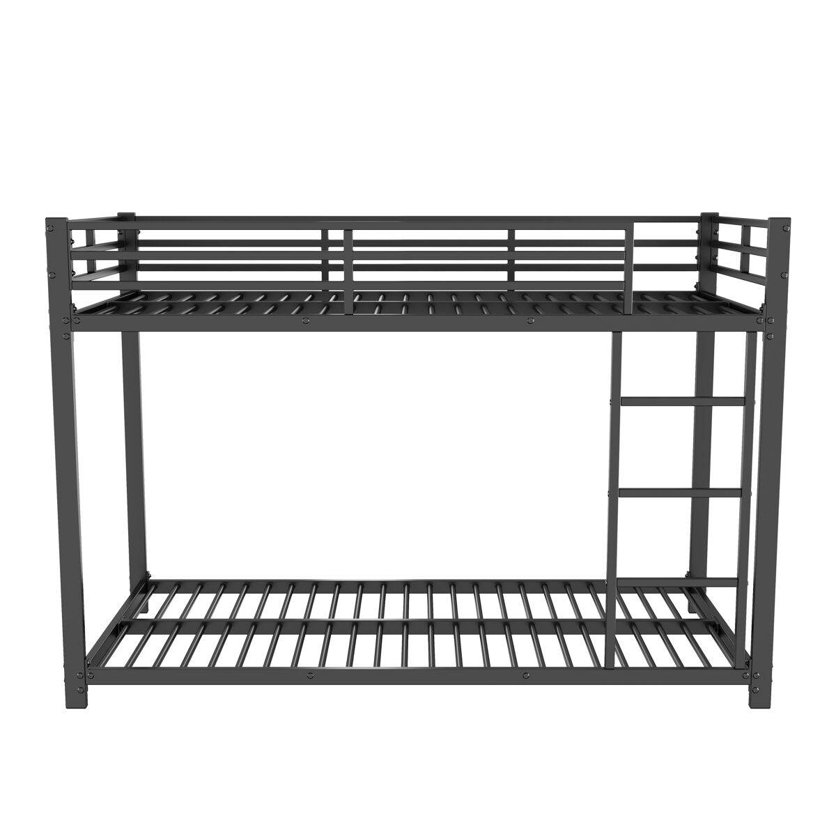 Beliche de ferro para enfants 90x200 cm - noir