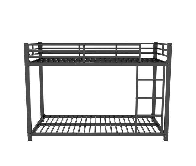 Beliche de ferro para enfants 90x200 cm - noir