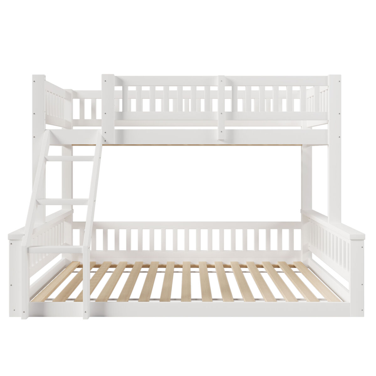 Beliche 90x200cm+140x200cm - escada, corrimãos, estilo simples - branco