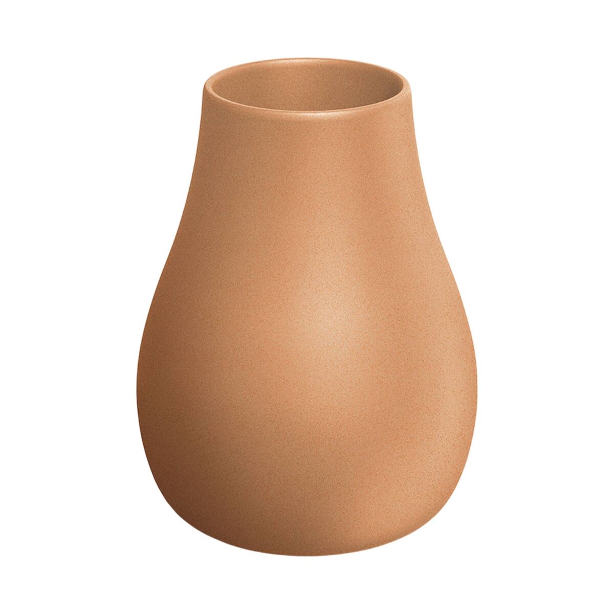 Vaso de terracota fino evolia, moldado por rotação.