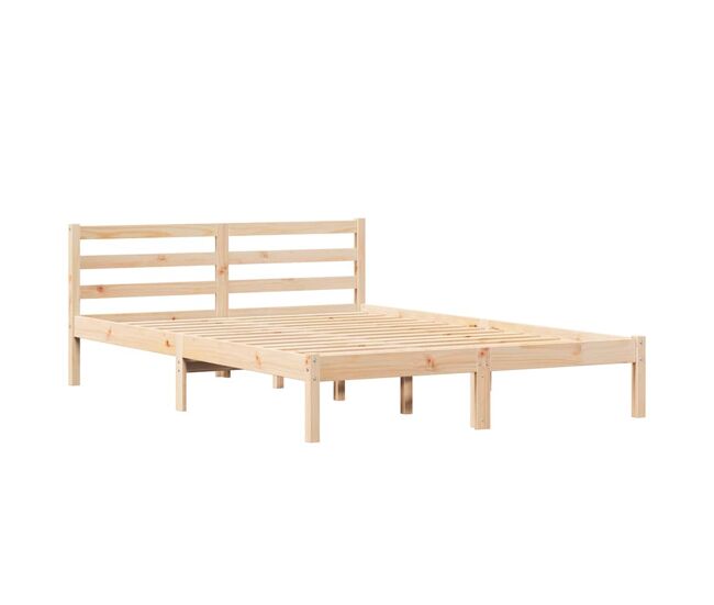 Estrutura de cama de casal king size - castanho 225,5 x 165,5 x 69,5 cm
