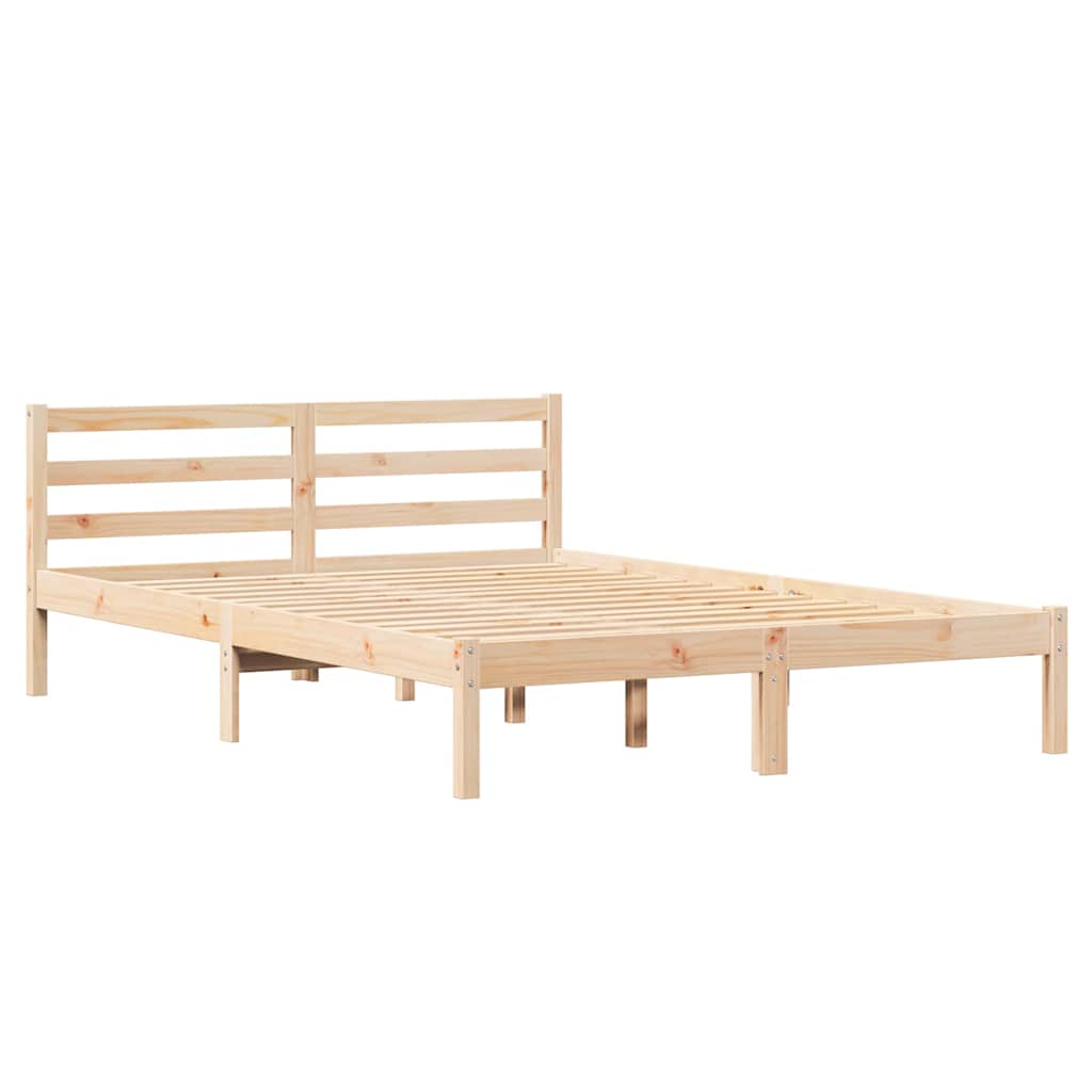 Estrutura de cama de casal king size - castanho 225,5 x 145,5 x 69,5 cm