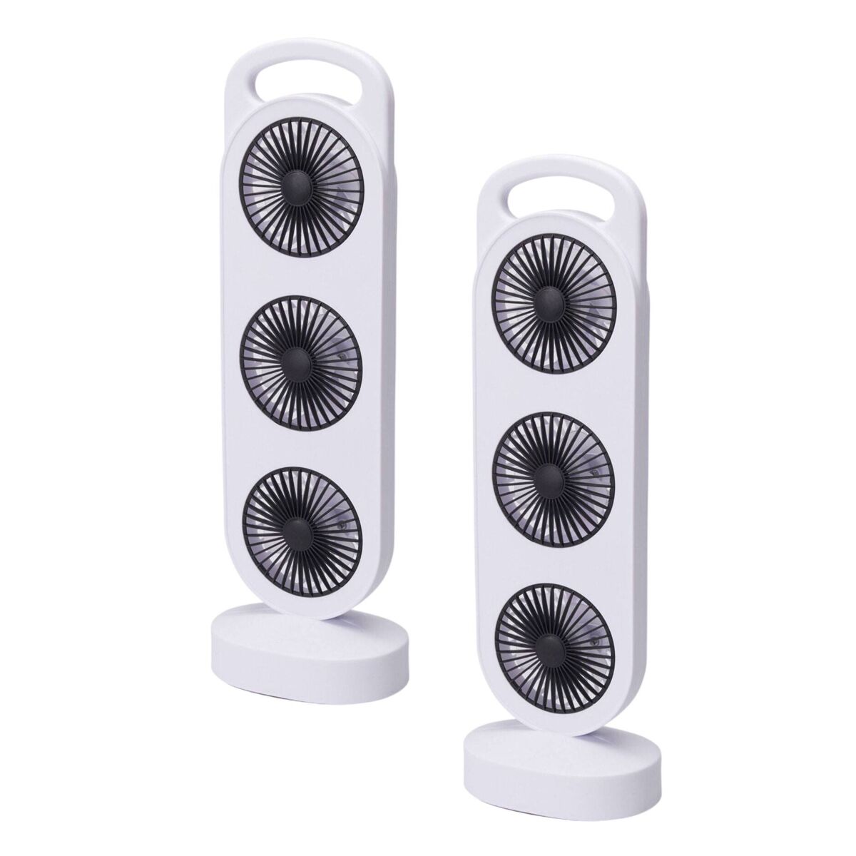 Conjunto de 4 ventiladores de mesa well home
