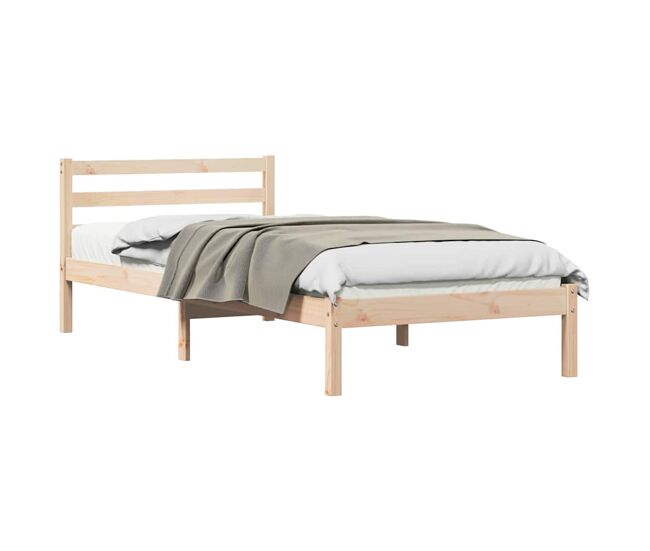 Estrutura de cama de casal king size - castanho 215,5 x 105,5 x 69,5 cm