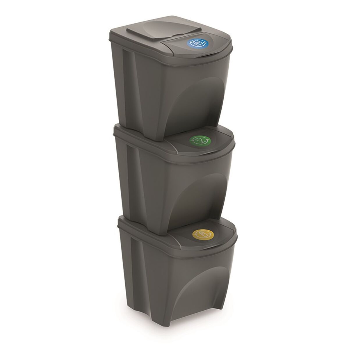 KEDEN SORTIBOX Conjunto de 3 latas de lixo