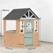 Casinha Infantil de Madeira Madeira de Abeto AIYAPLAY Casinha Infantil de Madeira Madeira de Abeto AIYAPLAY Castanho