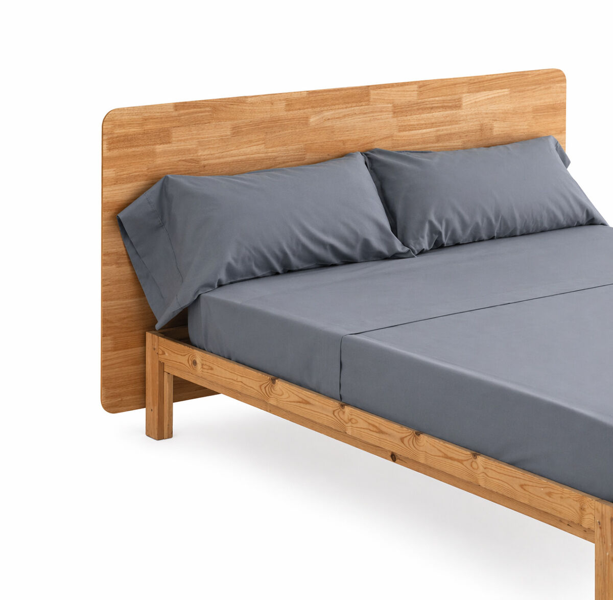 Conjunto de lençóis design cinza cama 160cm (4 peças) donegal collections