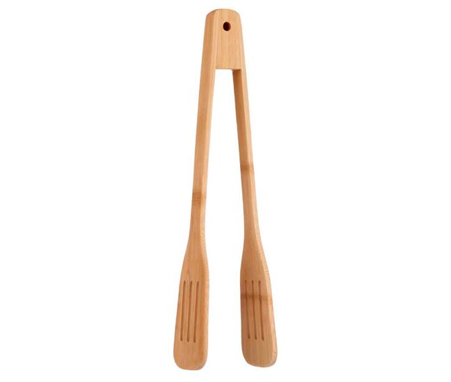 Pinças de cozinha de bambu, coleção kinvara