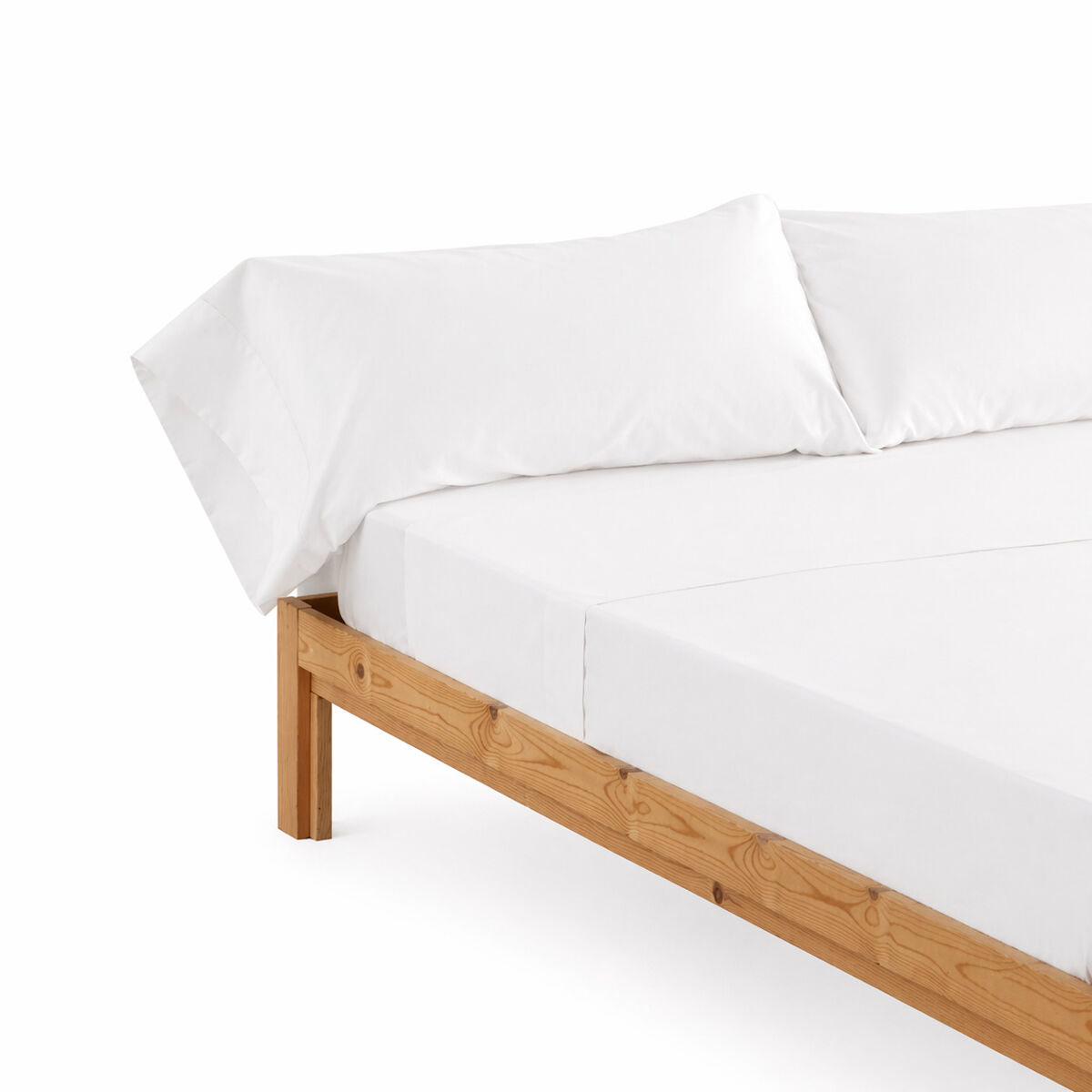 Conjunto de lençóis design branco cama 90cm (3 peças) donegal collections