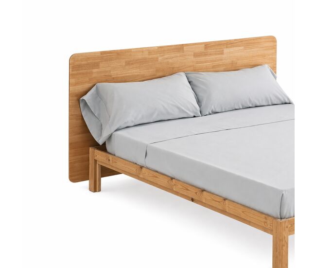 Conjunto de lençóis design azul céu cama 160cm (4 peças) donegal collections