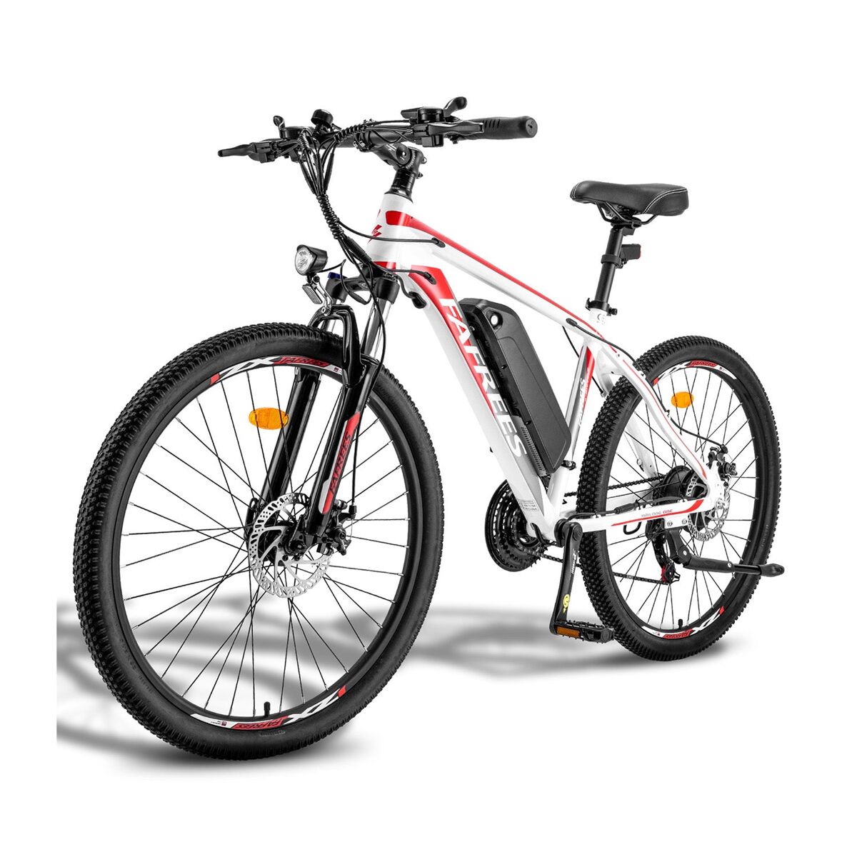 Electric bike fafrees hailong one - motor 250w bateria 36v13.5ah pneu 26" freio a disco mecânico - branco