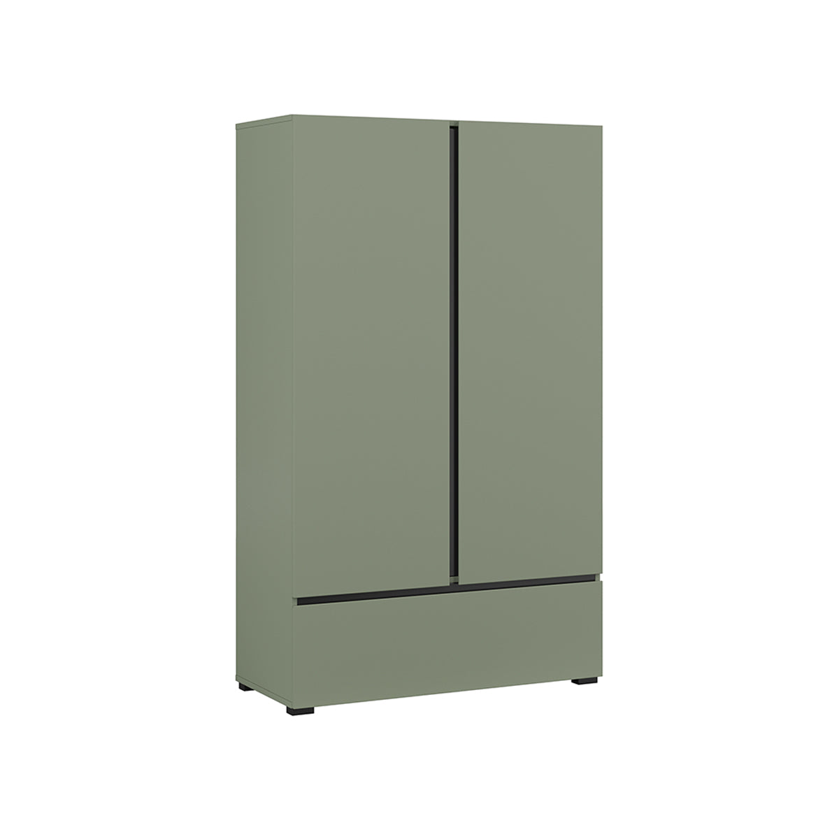 Roupeiro pequeno 2 portas 1 gaveta lilia green