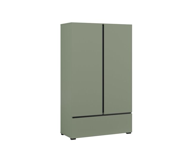 Roupeiro pequeno 2 portas 1 gaveta lilia green