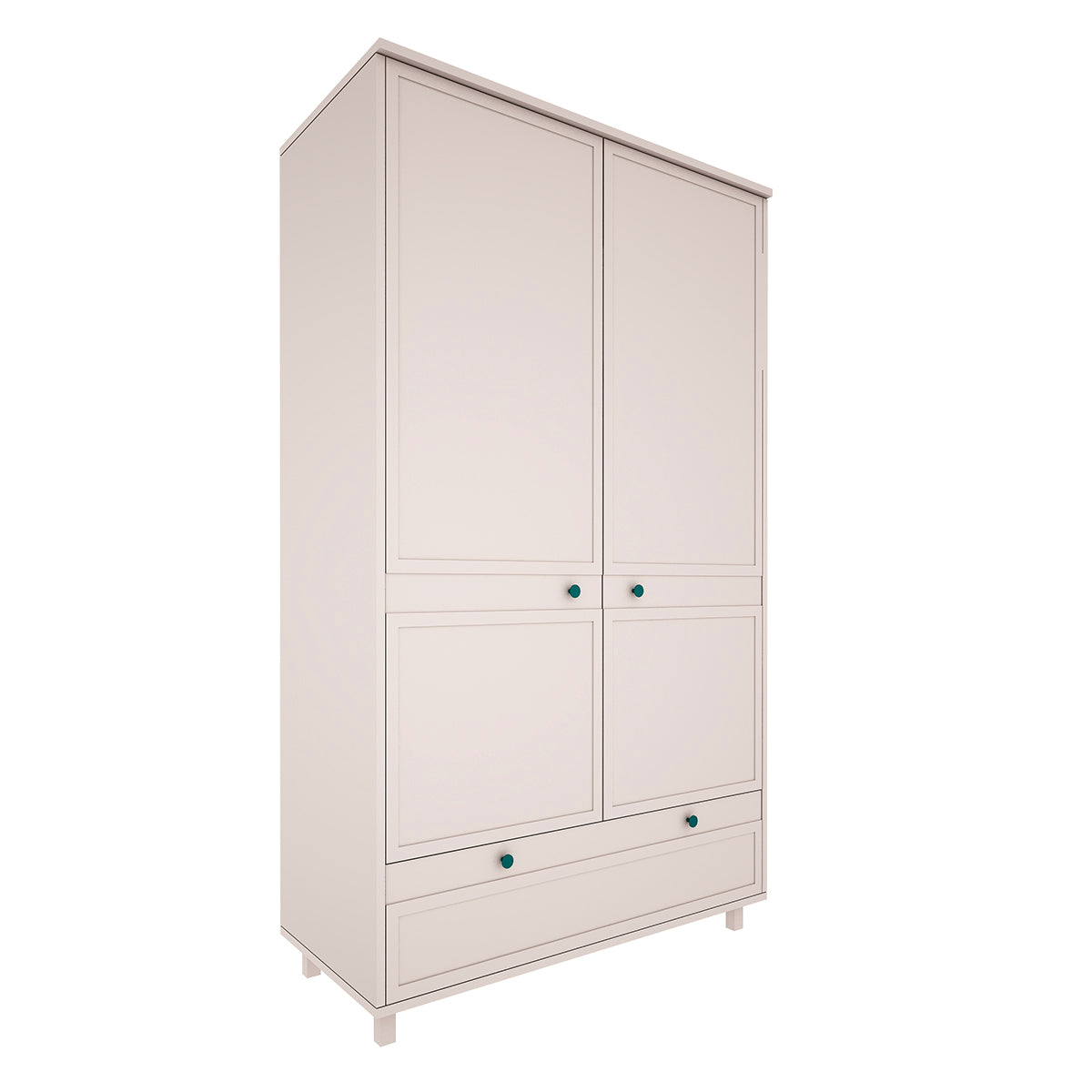 Roupeiro 2 portas 1 gaveta wood luck gabriel caxemira