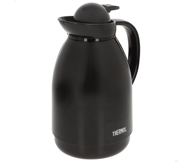 Thermos frasco térmico com isolamento duplo 1l noir