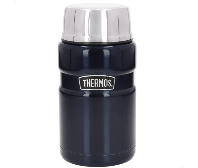 Garrafa térmica para alimentos thermos 710 ml em acier inox bleu metalizado