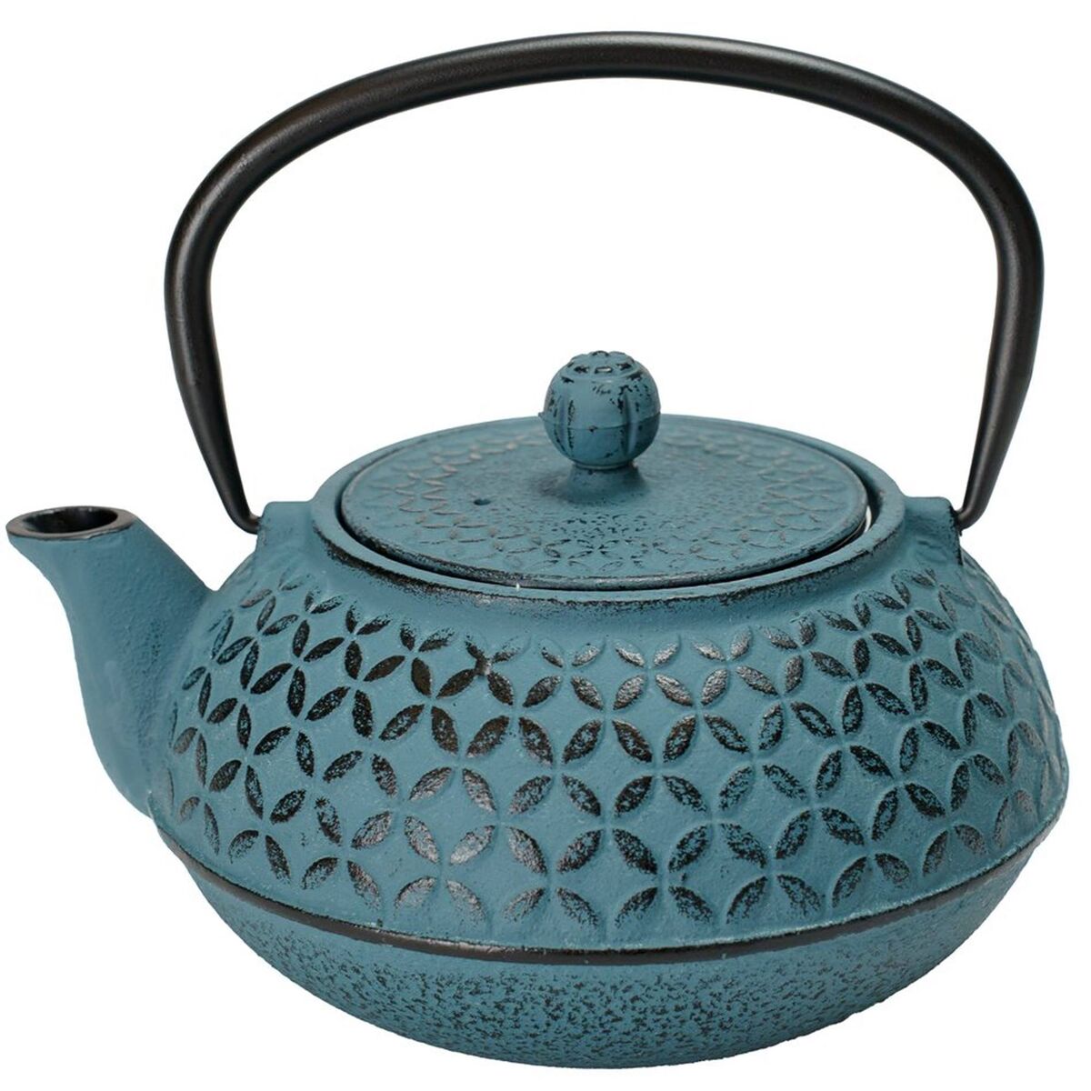 Bule de ferro fundido well home flower, 1 litro