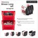 Conjunto de recipientes de armazenamento Conjunto de recipientes de armazenamento Preto