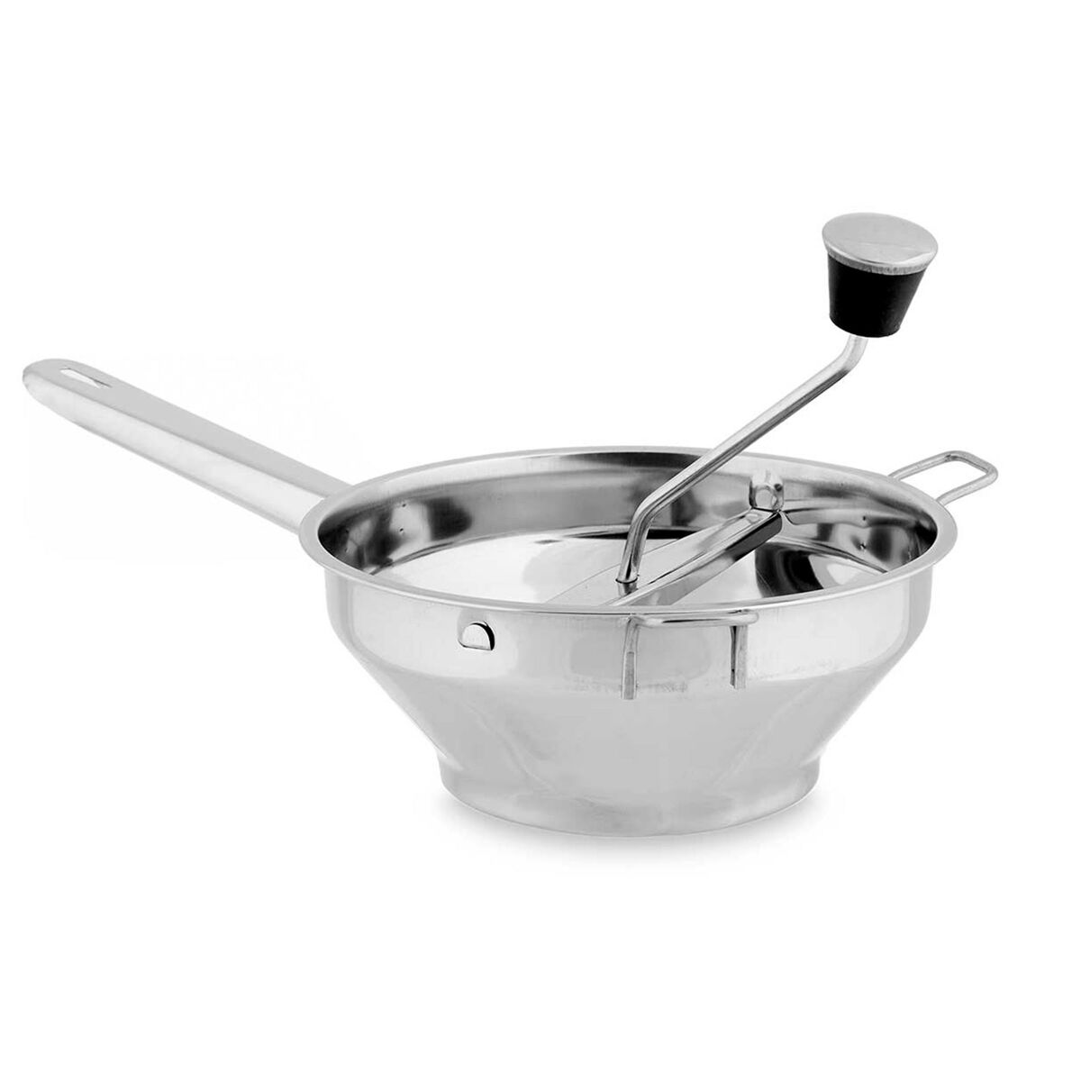 Moedor de alimentos em aço com 3 discos, 20 cm, coleção kinvara