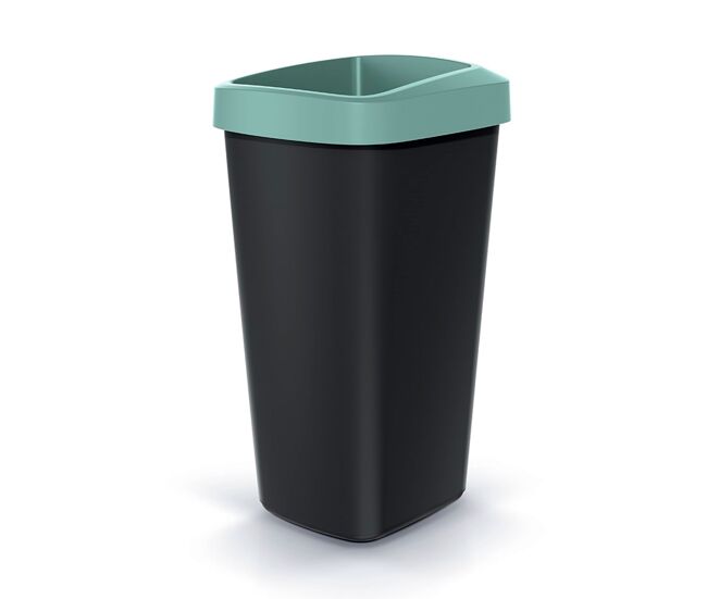 Lixeira de reciclagem de plástico keden de 25 litro