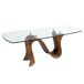 ANGEL CERDA Mesa de jantar oval em forma de barril ANGEL CERDA Mesa de jantar oval em forma de barril Nogal