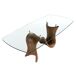 ANGEL CERDA Mesa de jantar oval em forma de barril ANGEL CERDA Mesa de jantar oval em forma de barril Nogal