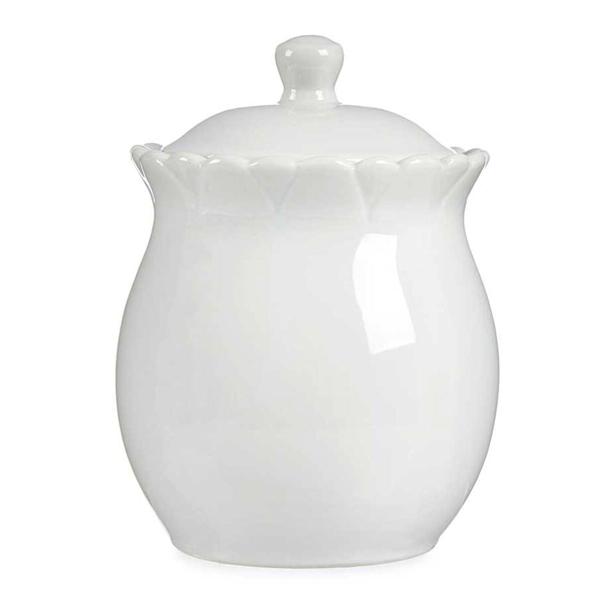 Pote grande de porcelana hermético de 950ml da coleção vessia