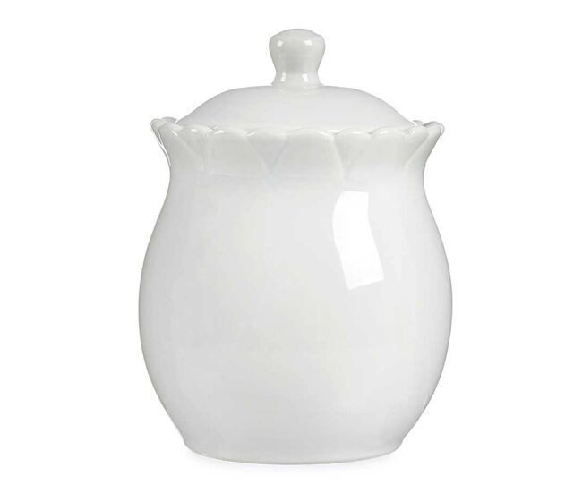 Pote grande de porcelana hermético de 950ml da coleção vessia