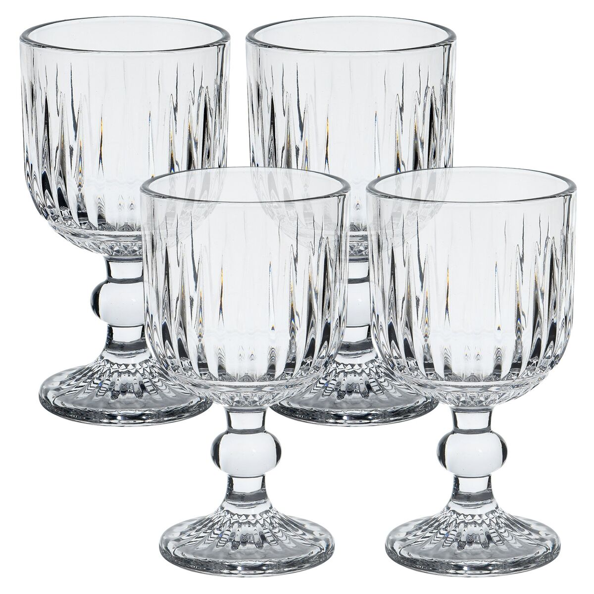 Conjunto de 4 copos de cristal san ignacio de 300ml