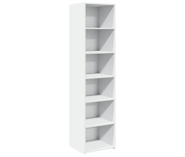 Armário alto - bufete - móvel de apoio 45x41x185 cm derivados de madeira branco pt1210
