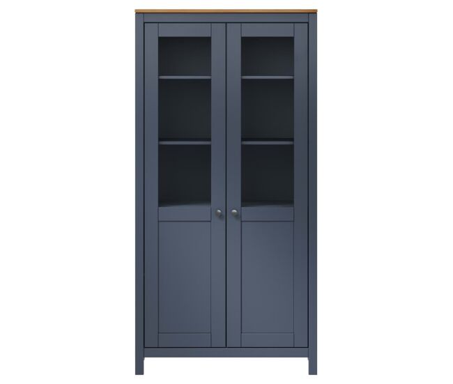 Bufete alto - móvei de apoio 85x37x170,5 cm pinho maciço cinzento pt4121