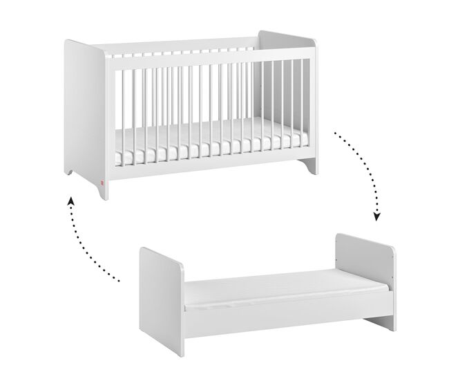 Berço evolutivo 70x140 vox ova blanc