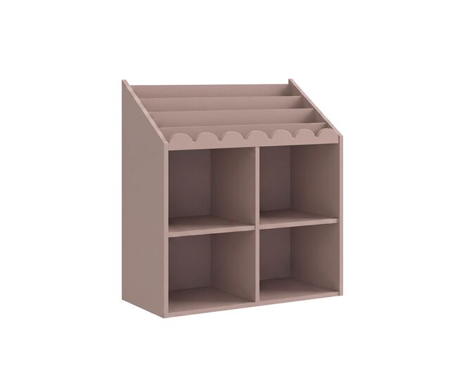 Estante bellamy book nook rosa